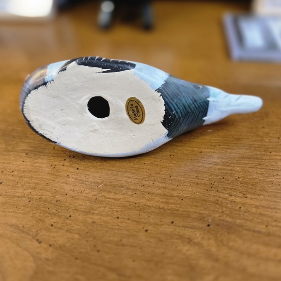 Small Ceramic Mallard Duck Figurine 6x2" Miniature - Picture 3 of 8